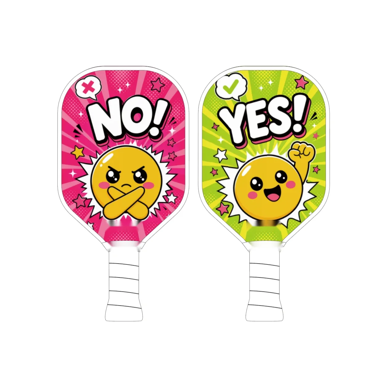 Yes & No paddle design reference